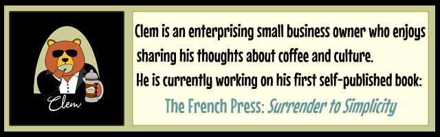 Clem is an enterprising small business owner that enjoys sharing his thoughts about coffee and culture.